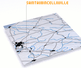 3d view of Saint-Aubin-Celloville