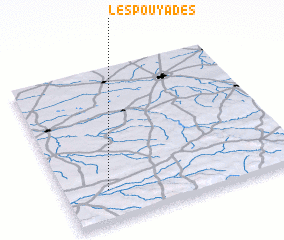 3d view of Les Pouyades