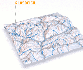 3d view of Alós de Isil