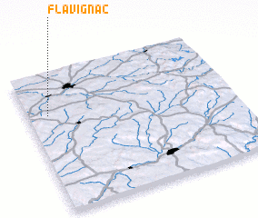 3d view of Flavignac