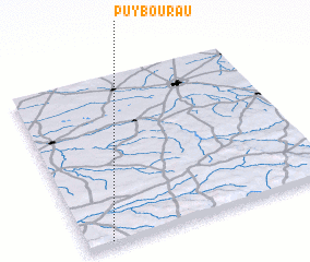 3d view of Puy Bourau