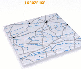 3d view of La Bazeuge