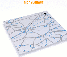 3d view of Rigny-le-Haut