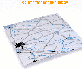 3d view of Saint-Étienne-du-Rouvray