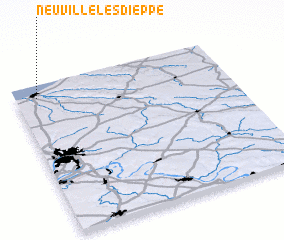 3d view of Neuville-lès-Dieppe