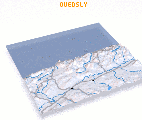 3d view of Oued Sly