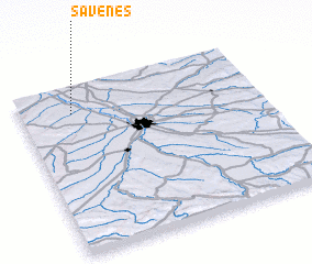 3d view of Savenès