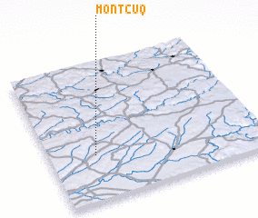 3d view of Montcuq