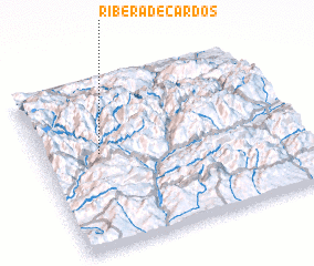 3d view of Ribera de Cardós