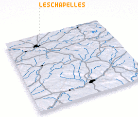 3d view of Les Chapelles