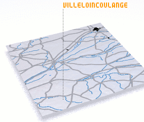 3d view of Villeloin-Coulangé