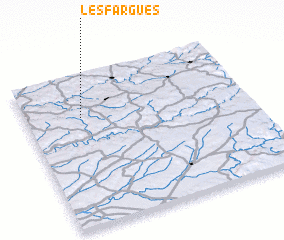 3d view of Les Fargues