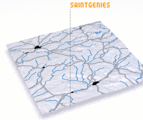 3d view of Saint-Geniès