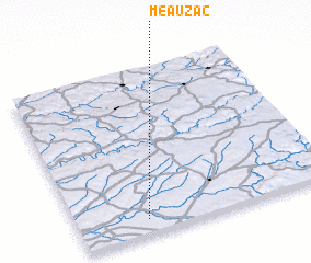 3d view of Meauzac