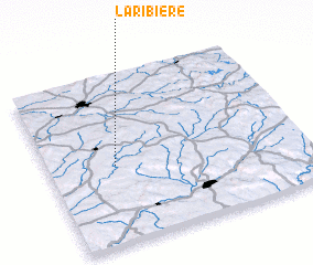 3d view of La Ribière