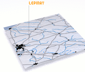 3d view of LʼÉpinay