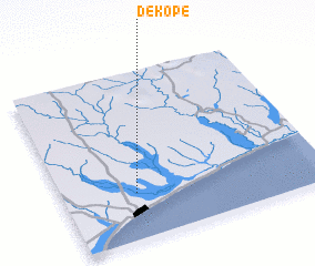 3d view of Dé Kopé