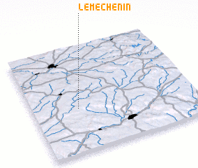 3d view of Le Méchenin