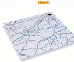 3d view of Préaux