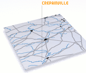 3d view of Crépainville