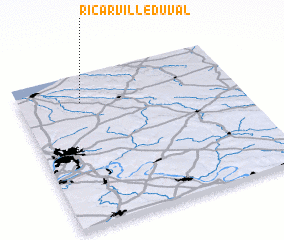 3d view of Ricarville-du-Val