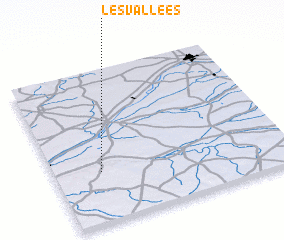 3d view of Les Vallées