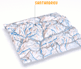 3d view of Sant Andreu