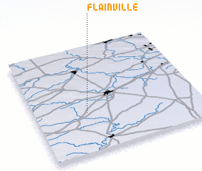 3d view of Flainville