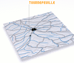 3d view of Tournefeuille