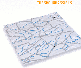 3d view of Trespoux-Rassiels