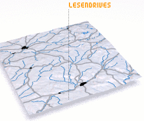 3d view of Les Endrives