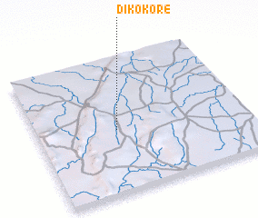 3d view of Dikokoré