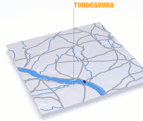 3d view of Tondé Goura