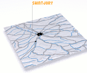 3d view of Saint-Jory