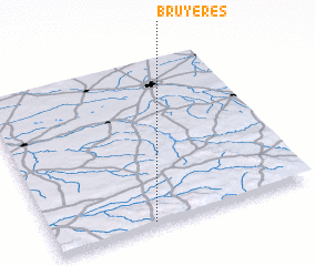 3d view of Bruyères