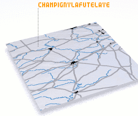 3d view of Champigny-la-Futelaye