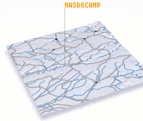 3d view of Mas de Camp