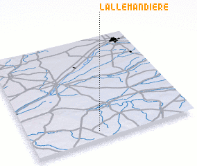 3d view of LʼAllemandière