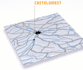 3d view of Castelginest