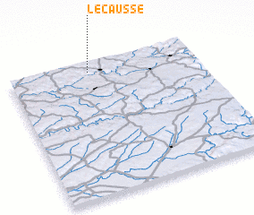 3d view of Le Causse