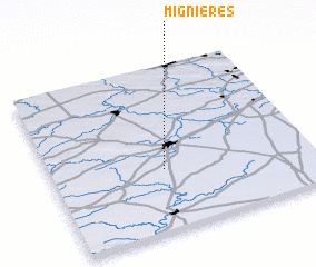 3d view of Mignières