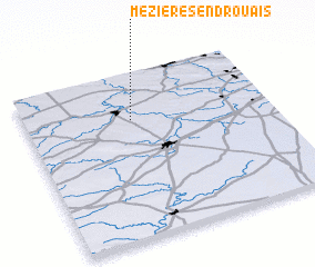 3d view of Mézières-en-Drouais