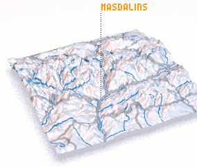 3d view of Mas dʼAlins