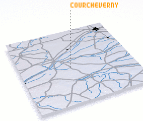 3d view of Cour-Cheverny