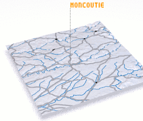 3d view of Moncoutie