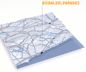 3d view of Bisbal del Panadés