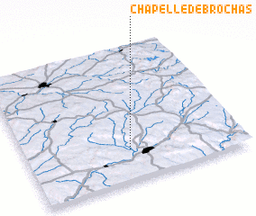 3d view of Chapelle de Brochas