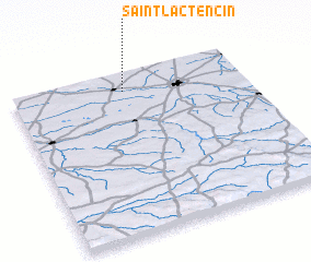 3d view of Saint-Lactencin