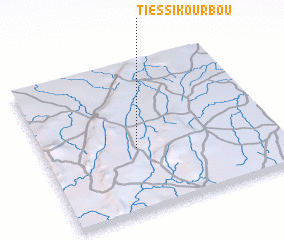 3d view of Tiessikourbou