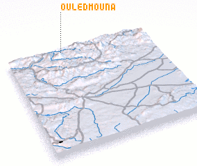 3d view of Ouled Mouna